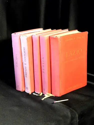 Touring Club Italiano (Editore): Guida d'Italia del Touring Club Italiano (cinque volume, 5 Bücher) -  LAGERRÄUMUNG. 