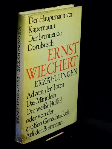Wiechert, Ernst: Erzählungen -  LAGERRÄUMUNG. 