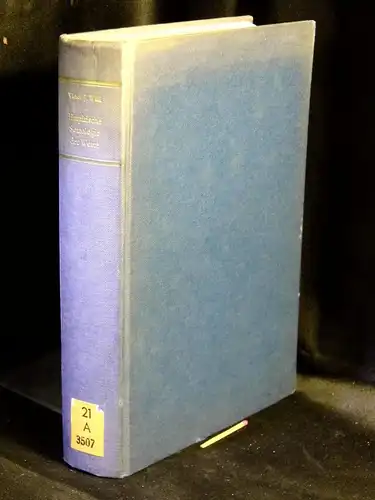 Willi, Victor J: Grundlagen einer empirischen Soziologie der Werte und Wertsysteme -  LAGERRÄUMUNG. 