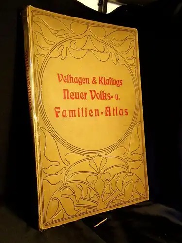 Scobel, A. (Herausgeber): Velhagen & Klasings neuer Volks- und Familien-Atlas in 102 Kartenseiten. 
