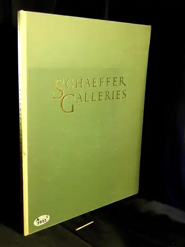 Schaeffer Galleries twenty-fifth anniversary 1936-1961 -  LAGERRÄUMUNG. 
