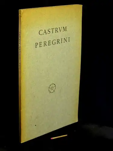 Castrum peregrini. Achtzehntes Heft. 