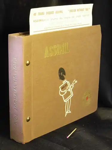 45 tours disques - english without toil - Assimilation intuitive des langues par simple repetition -  LAGERRÄUMUNG. 