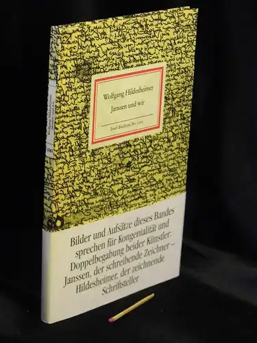 Hildesheimer, Wolfgang: Janssen und wir - aus der Reihe: IB Insel-Bücherei - Band: 1161. 