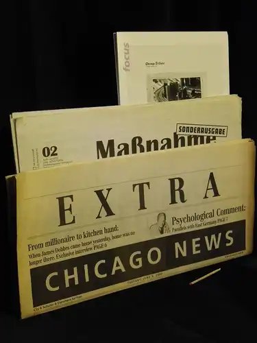 (Sammlung) Jana Gunstheimer - Maßnahme 02 + 03 + Extra Chicago News (4 Exemplare). 