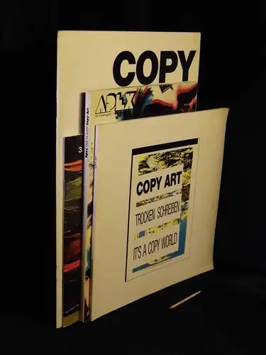 (Sammlung) Copy art - Kopierkunst (4 Exemplare). 