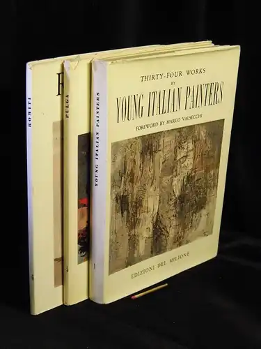 Valsecchi, Marco (Herausgeber): Junge Italienische Malerei. Heft 1, 5, 6 - Heft 1: Thirty-four works by young italian painters. (englisch) + Heft 5: Marco Valsecci: Bruno Pulga. 12 Werke (deutsch) +  Heft 6: Rodolfo Pallucchini: Sergio Romiti. 12 Opere (I