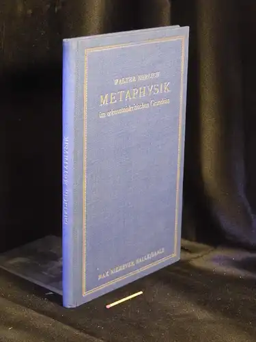 Ehrlich, Walter: Metaphysik im erkenntniskritischen Grundriß - Philosophische Gespräche. 