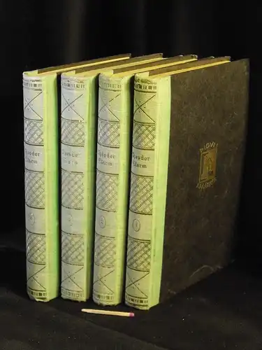 Storm, Theodor: Theodor Storm; Ausgewählte Werke; Band 1-4 - aus der Reihe: Diovis-Klassiker -  LAGERRÄUMUNG. 