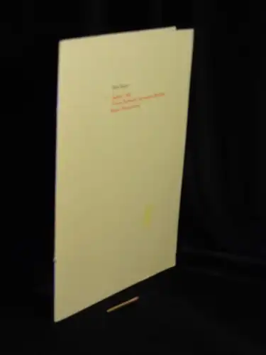 Sophie Caqlle -  Teresa Hubbard / Alexander Birchler - Remy Markowitsch - 14. April - 9. Juli 2000 -  LAGERRÄUMUNG. 