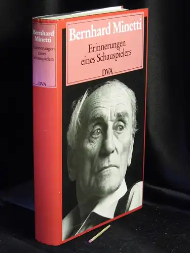 Minetti, Bernhard: Erinnerungen eines Schauspielers -  LAGERRÄUMUNG. 