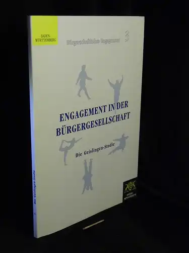 Ueltzhöffer, Jörg sowie Carsten Ascheberg: Engagement in der Bürgergesellschaft - Die Geislingen-Studie - aus der Reihe: Bürgerschaftliches Engagement - Band: 3 LAGERRÄUMUNG. 