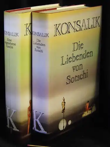 Konsalik, Heinz G: Konsalik-Geburtstagsedition - Die Liebenden von Sotschi + Eine angesehene Familie (2 Bände) -  LAGERRÄUMUNG. 