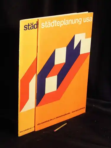 US-Informationsdienst (Herausgeber): Städteplanung USA - Ausstellung 13.1.-29.1.1971 Universität Karlsruhe. 