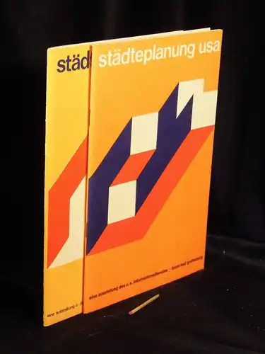 US-Informationsdienst (Herausgeber): Städteplanung USA - Ausstellung 13.1.-29.1.1971 Universität Karlsruhe -  LAGERRÄUMUNG. 