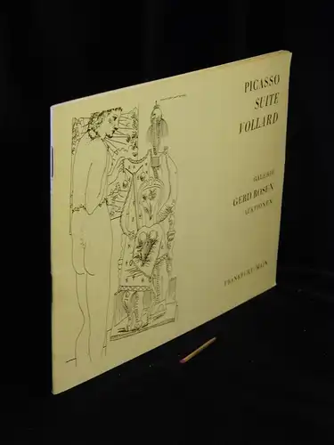Galerie Gerd Rosen: Picasso Suite Vollard - Ausstellung April 1960, Auktion Mai 1960. 