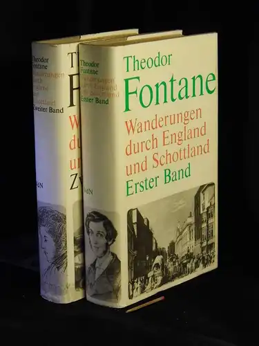Fontane, Theodor: Wanderungen durch England und Schottland. Erster + zweiter Band -  LAGERRÄUMUNG. 
