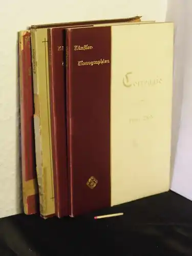 (Sammlung) Künstler-Monographien - Liebhaber-Ausgaben (3 Bände) - aus der Reihe: Künstler-Monographien - Band: XXX + XXXII + XVI. 