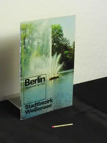 Straßburg, Horst: Der Stadtbezirk Berlin-Weißensee stellt sich vor - Berlin Hauptstadt der DDR -  LAGERRÄUMUNG. 