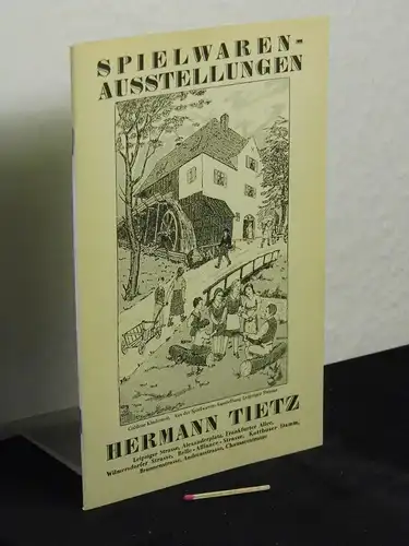 Spielwaren-Ausstellungen Hermann Tietz - Prospekt der Spielwaren-Ausstellungen der Hermann Tietz-Warenhäuser - aus der Reihe: Berlin Edition - Band: BE 01030 LAGERRÄUMUNG. 