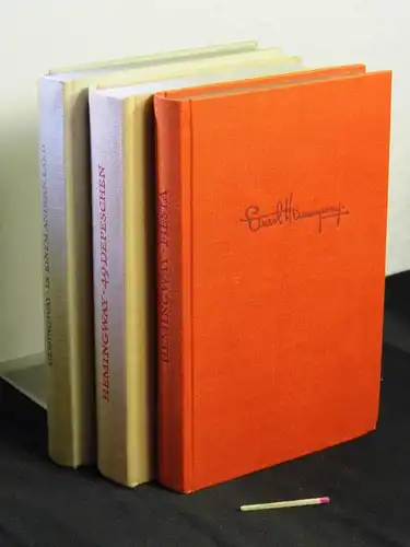 Hemingway, Ernest: (Werke) Fiesta + In einem anderen Land + 49 Depeschen + Ausgewählte Briefe 1917-1961 + Gefährlicher Sommer (5 Bände). 