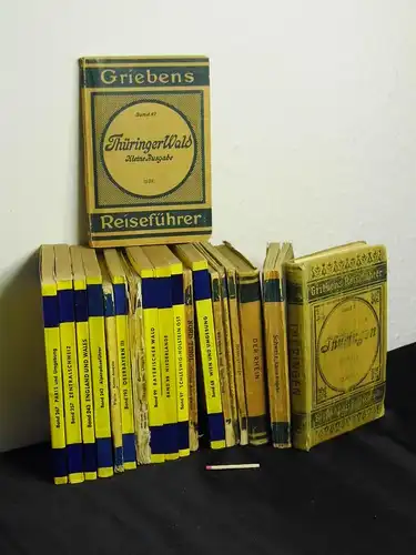 (Grieben): (Sammlung) Griebens Reiseführer (20 Bände Grieben)  -  LAGERRÄUMUNG. 