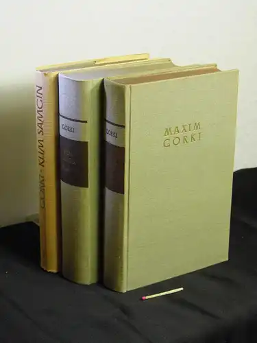 Gorki, Maxim: Klim Samgin - Roman - Erstes + zweites + drittes Buch (von 4) -  LAGERRÄUMUNG. 