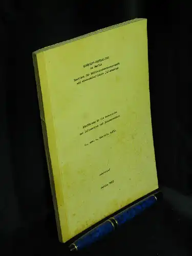 Nenninger, Ursula: Einführung in die Geschichte der Information und Dokumentation. Lehrbrief -  LAGERRÄUMUNG. 