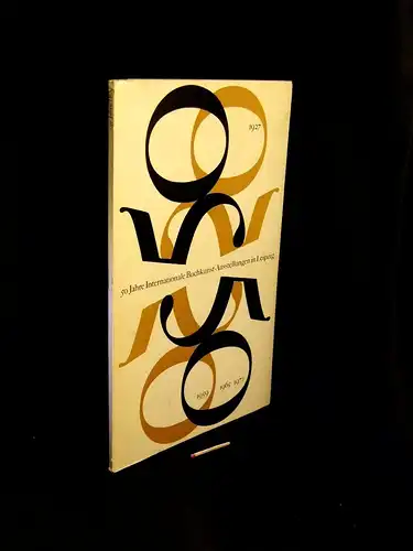 Funke, Fritz und Gert Klitzke (Text): 50 Jahre Internationale Buchkunst-Ausstellungen in Leipzig (IBA) -  LAGERRÄUMUNG. 