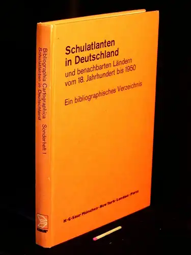 Badziag, Astrid und Petra Mohs: Schulatlanten in Deutschland und benachbarten Ländern vom 18. Jahrhundert bis 1950 - Ein bibliographisches Verzeichnis - aus der Reihe: Bibliographia Cartographica - Band: Sonderheft 1. 