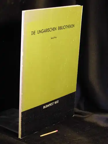 Kiss, Jeno: Die ungarischen Bibliotheken - Verein Ungarischer Bibliothekare -  LAGERRÄUMUNG. 
