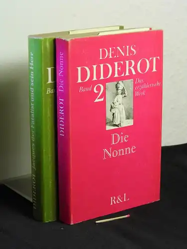 Diderot, Denis: Das erzählerische Werk - 2 Die Nonne + 3 Jacques der Fatalist und sein Herr (von 4). 