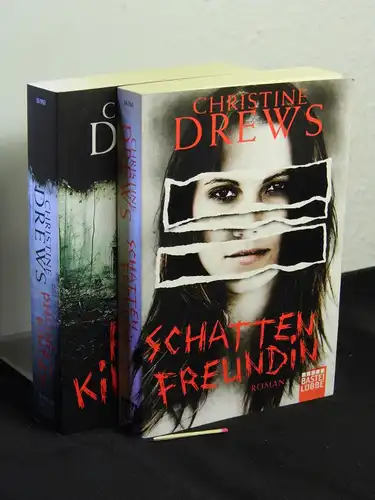 Drews, Christine: Schattenfreundin + Phönixkinder - Kriminalroman (2 Bücher) - aus der Reihe: Bastei Lübbe - Band: 16746, 16992. 