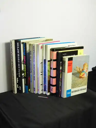 (Sammlung) Fotografie Film Optik Photo DDR Handbücher Anleitungen (18 Bücher) -  LAGERRÄUMUNG. 