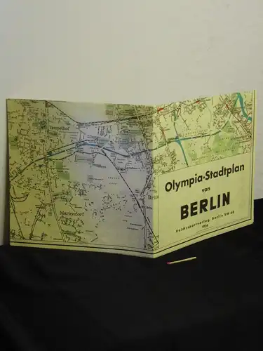Olympia-Stadtplan von Berlin (Faksimile) - aus der Reihe: Berlin Edition -  LAGERRÄUMUNG. 