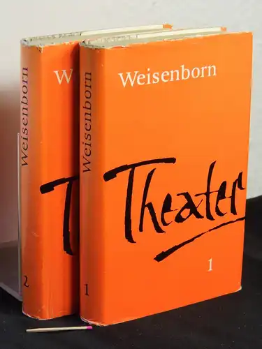 Weisenborn, Günther: Theater - Band 1 Dramatische Balladen + Band 2 Stücke und Komödien (2 Bücher von 4) -  LAGERRÄUMUNG. 