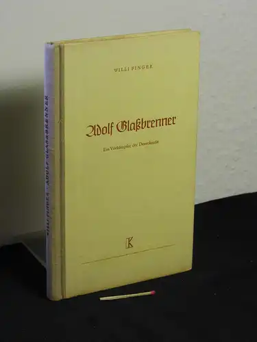 Finger, Willi: Adolf Glassbrenner - Ein Vorkämpfer der Demokratie -  LAGERRÄUMUNG. 