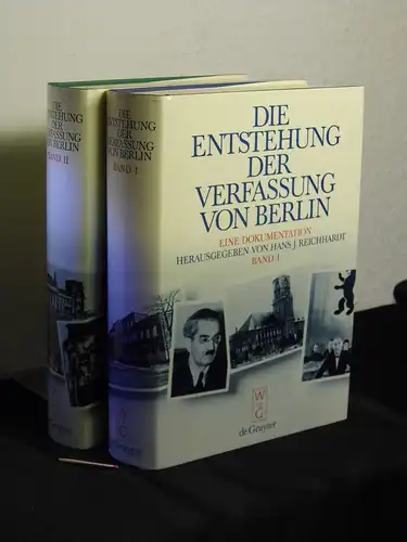 Reichardt, Hans J. (Herausgeber): Die Entstehung der Verfassung von Berlin I + II (komplett) - Eine Dokumentation im Auftrag des Präsidenten des Abgeordnetenhauses von Berlin -  LAGERRÄUMUNG. 