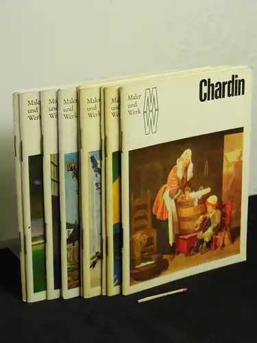 (Sammlung) Maler und Werk - 9 Hefte DDR Kunstheftreihe - aus der Reihe: Maler und Werk -  LAGERRÄUMUNG. 