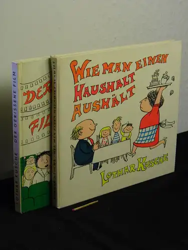 Kusche, Lothar: Wie man einen Haushalt aushält + Der gerissene Film (2 Bücher) -  LAGERRÄUMUNG. 