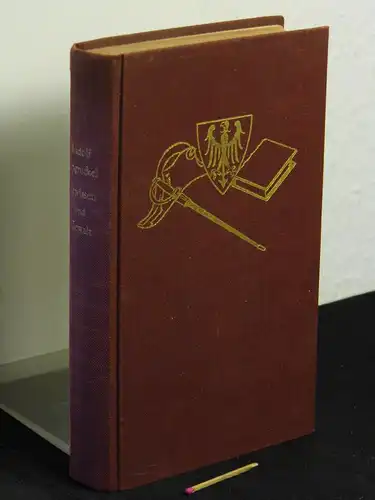 Jungnickel, Rudolf (Verfasser): Gewissen und Gewalt : Neue deutsche Tragödien - mit einer faksimilierten Widmung von Gerhart Hauptmann -  LAGERRÄUMUNG. 