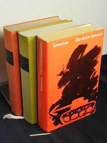 Simonow, Konstantin: (Werke) Romantrilogie: Die Lebenden und die Toten + Man wird nicht als Soldat geboren + Der letzte Sommer (3 Bücher komplett). 