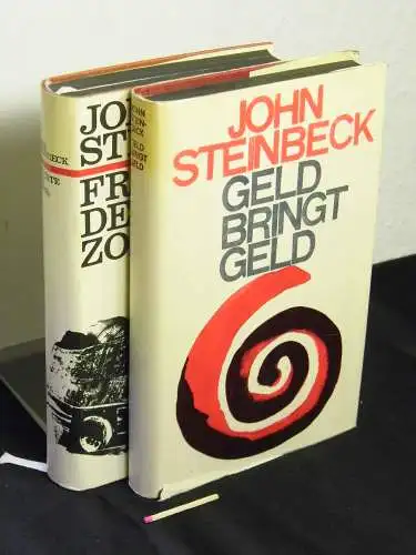 Steinbeck, John: Früchte des Zorns + Geld bringt Geld - Roman (" Bücher gleicher Ausstattung) - Originaltitel: the grapes of wrath + the winter of our discontent. 