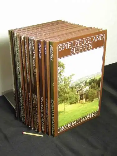 (Sammlung) Brockhaus Souvenir (11 Bücher DDR Bildband Reiseführer). 