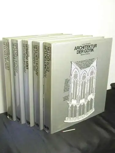 Nervi, Pier Luigi (Reihenherausgeber): Weltgeschichte der Architektur   5 Bände (von 14 Büchern)   Hans Erich Kubach: Architektur der Romanik + Cyril Mango:.. 