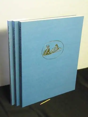 Slevogt, Max: Slevogt-Graphik - Band 1, 2 + 4 (3 Bücher) - 1: Illustrationen zu James Fenimore Cooper ‚Lederstrumpf-Erzählungen‘ + 2: Die Zauberflöte, Randzeichnungen zu Mozarts Handschrift + 4: Gesichte, Gesichte, Visioenen, Visions. 