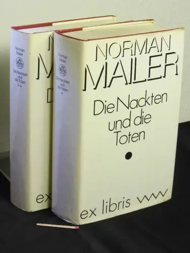Mailer, Norman: Die Nackten und die Toten (I/II + III/IV - 2 Bände) - Roman Band 1 und 2 (vollständig) - Originaltitel: The Naked and the Dead - aus der Reihe: ex libris. 
