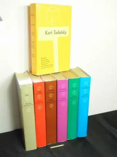 Tucholsky, Kurt: Ausgewählte Werke (7 Bände komplett)   7 Bände (vollständig) Band 1: Rheinsberg, Der Zeitsparer, Fromme Gesänge, Träumereien an preußischen Kaminen, Auswahl 1907.. 