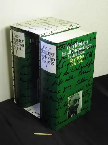 Klemperer, Victor: Ich will Zeugnis ablegen bis zum letzten - Tagebücher 1933-1945 (komplett im Schuber) -  LAGERRÄUMUNG. 