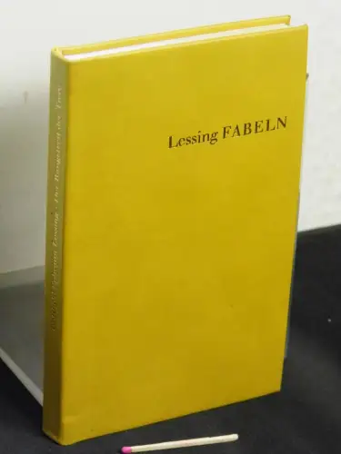 Lessing, Gotthold Ephraim: Der Rangstreit der Tiere - Fabeln.